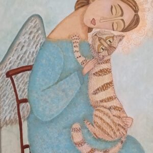 Ginger Angel with Copper cat